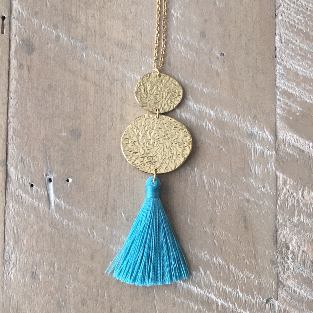 Gorjana Phoenix Tassel Necklace!
